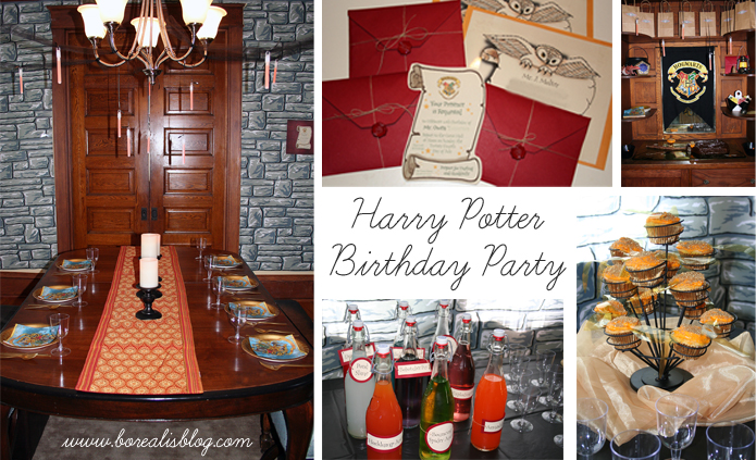 10th Birthday Party with Harry Potter Theme