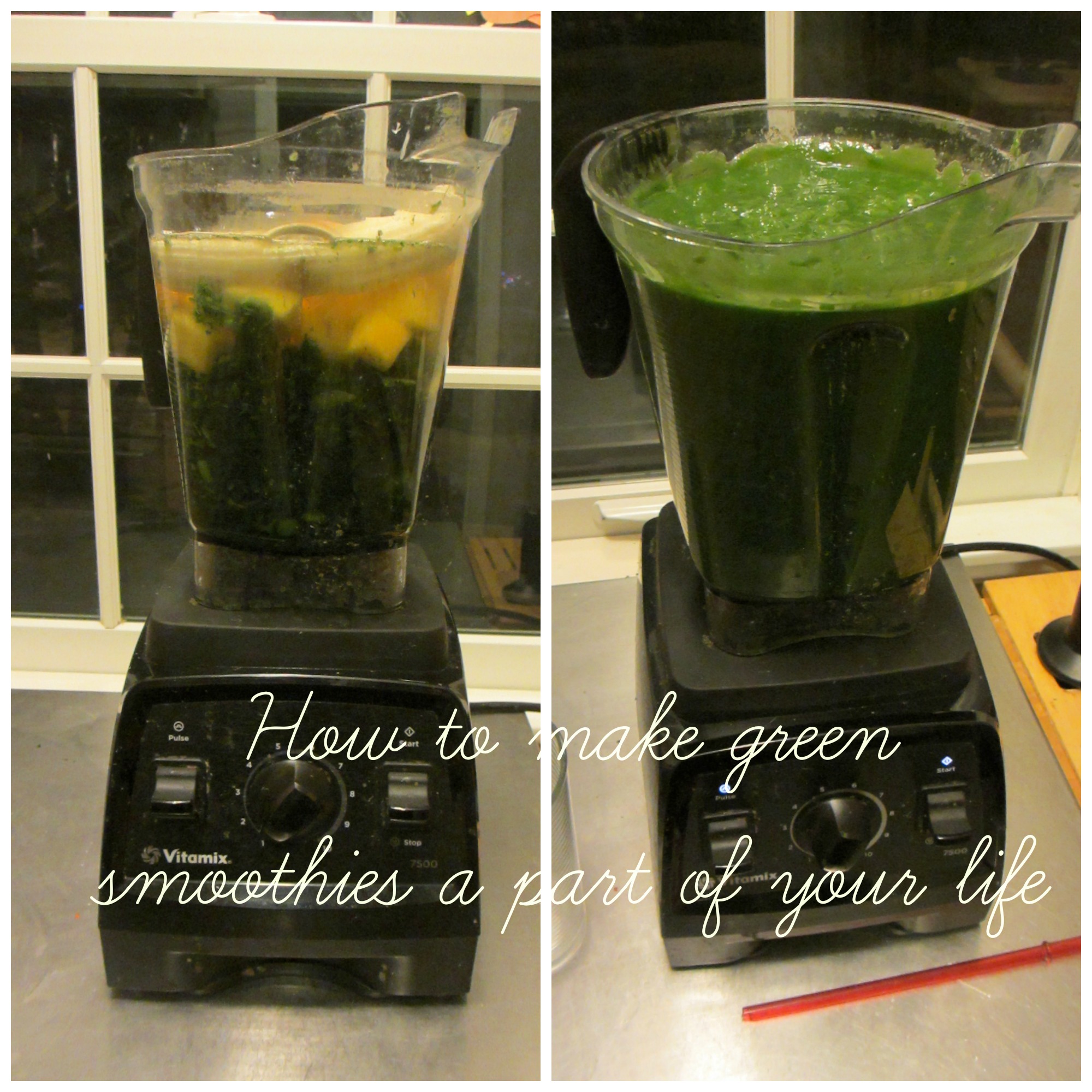 How to make a Vegetable Smoothie using a Vitamix Blender