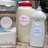 Homemade laundry cleaning supplies